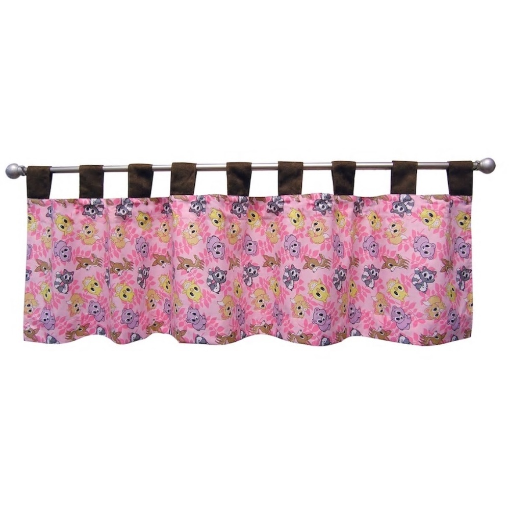 4/$20 Woodland Friends Lola Fox Window Valance xox